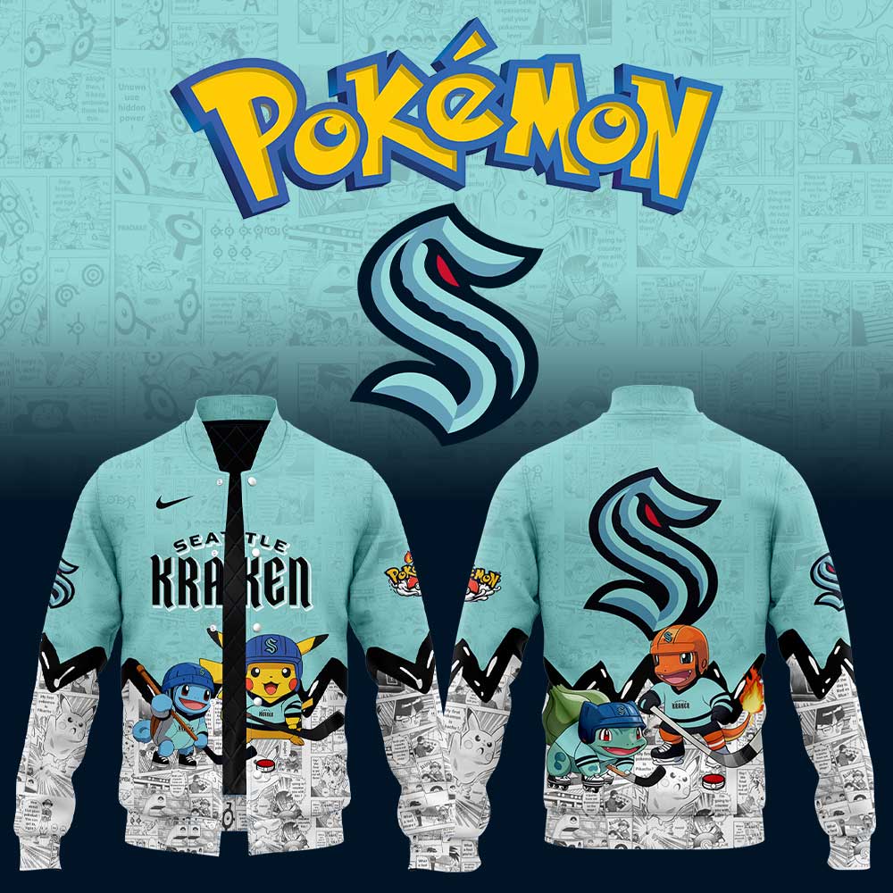 Seattle Kraken X Pok?Mon New Jacket