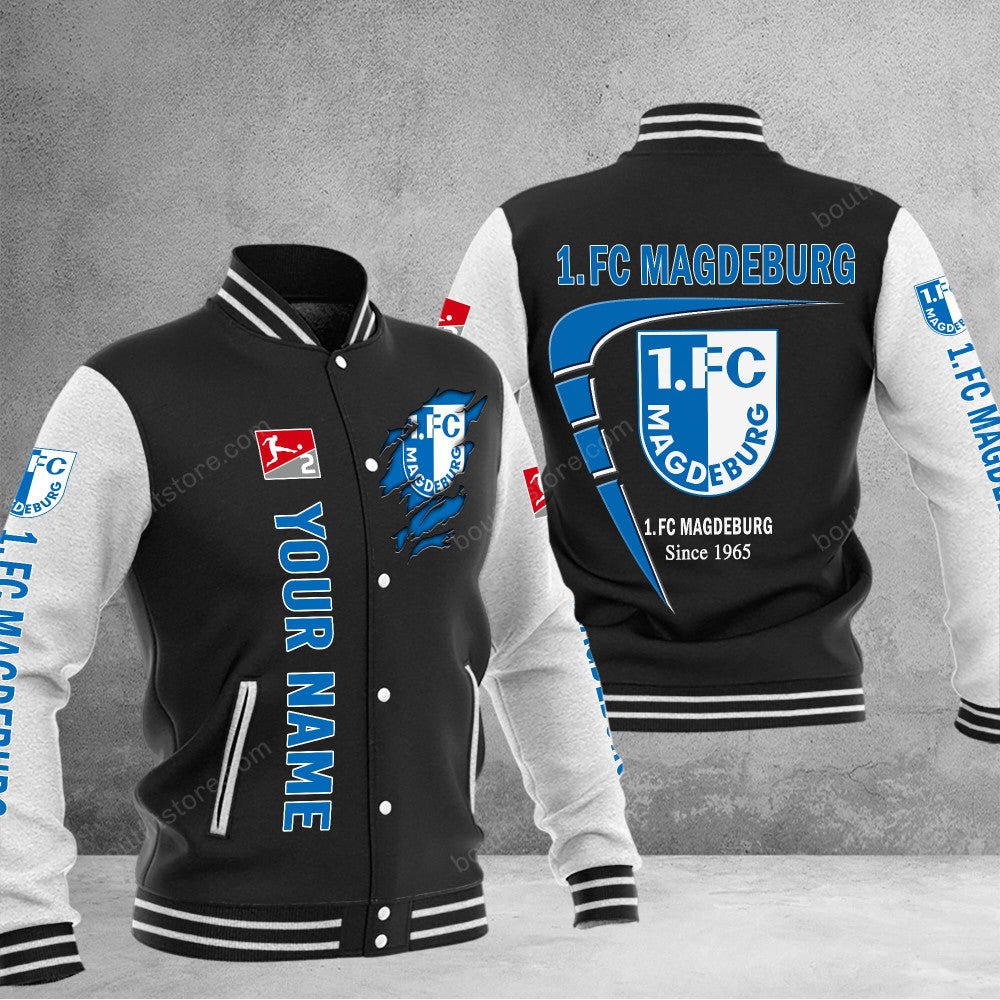 Fc Magdeburg Baseball Jacket Gift For Fan 0346