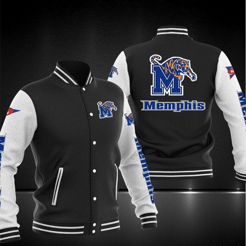 Memphis Tigers Ncaa Baseball Varsity Jacket Full Color