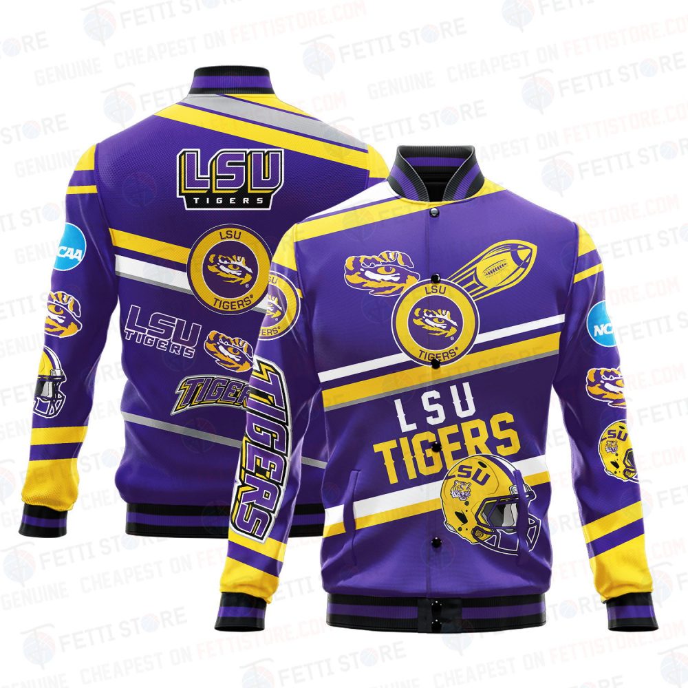 Lsu Tigers Ncaa Division I Football Varsity Jacket Sh1 V2