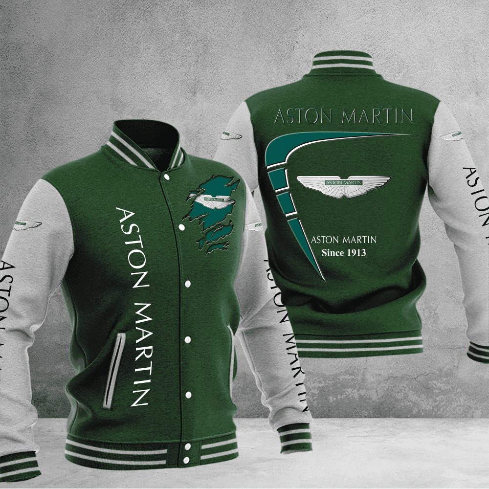 Aston-Martin Baseball Varsity Jacket Full Color