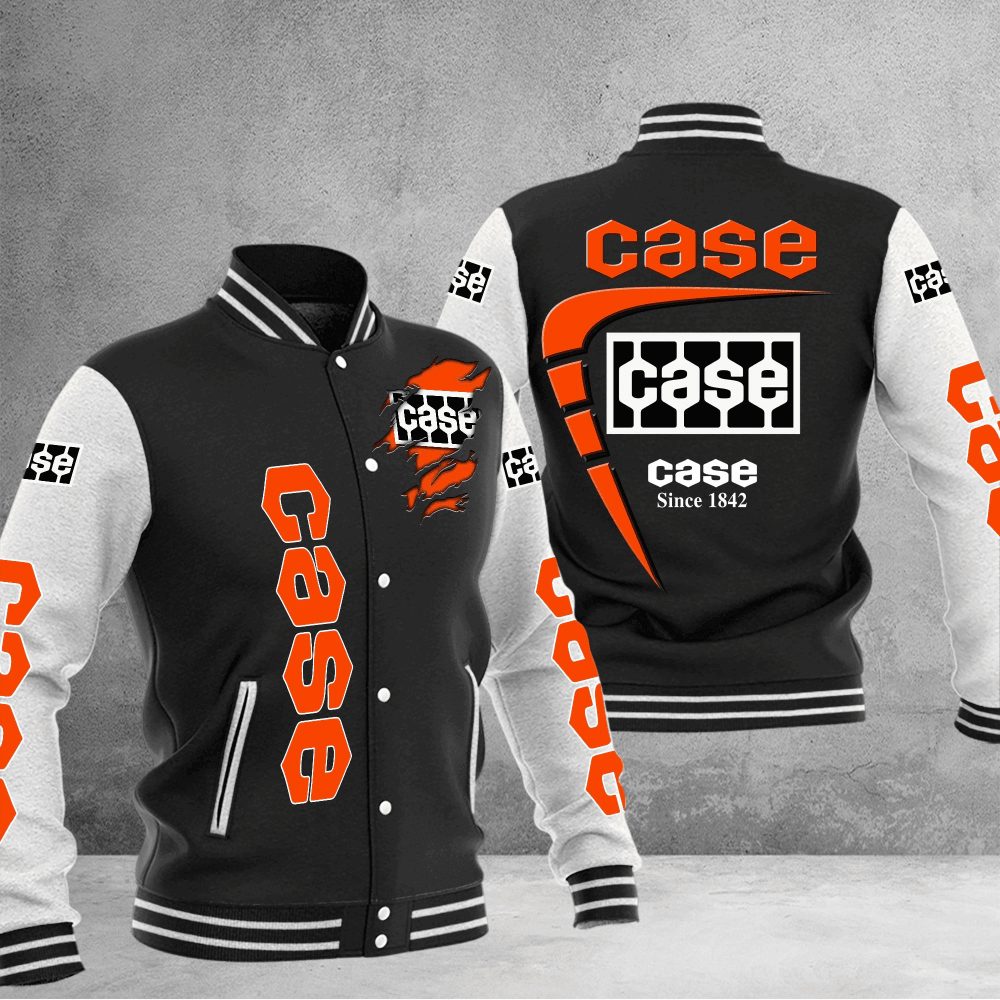 J.I.Case Baseball Varsity Jacket Full Color