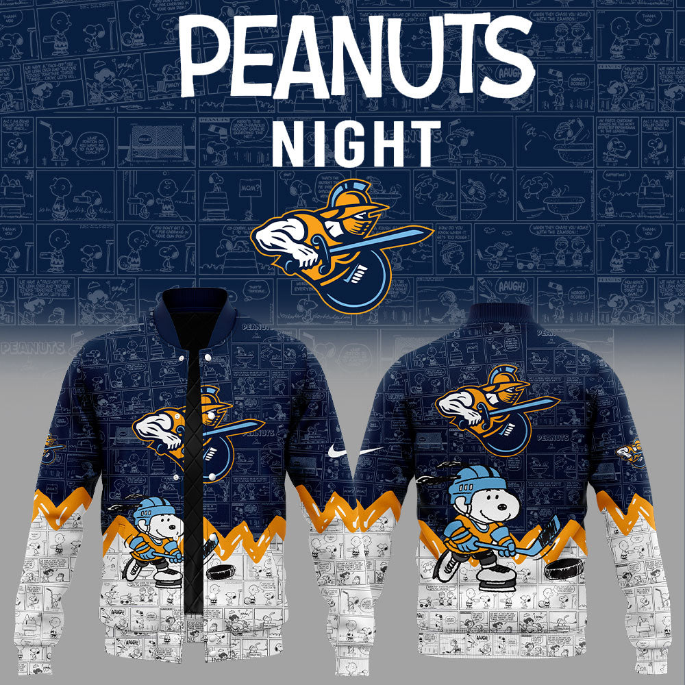 Atlanta Gladiators 75Th Anniversary Of Peanuts Jacket