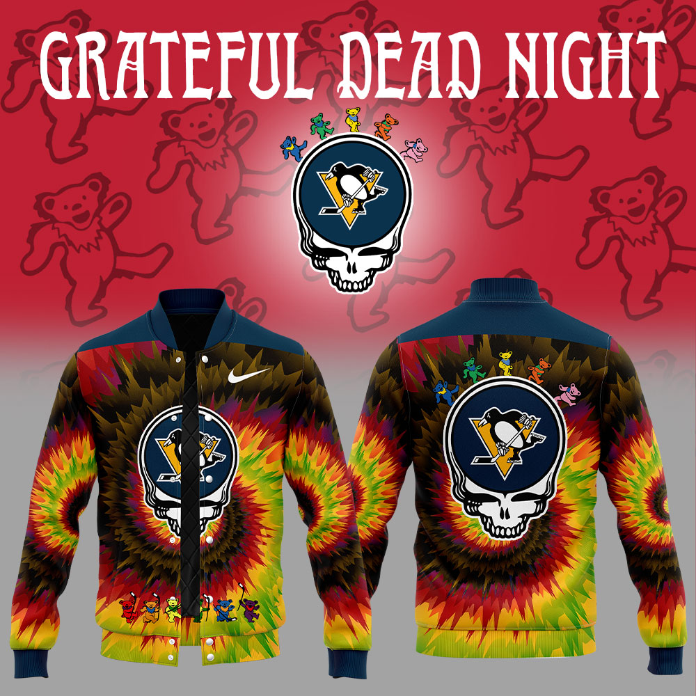 Pittsburgh Penguins Grateful Dead Night Jacket