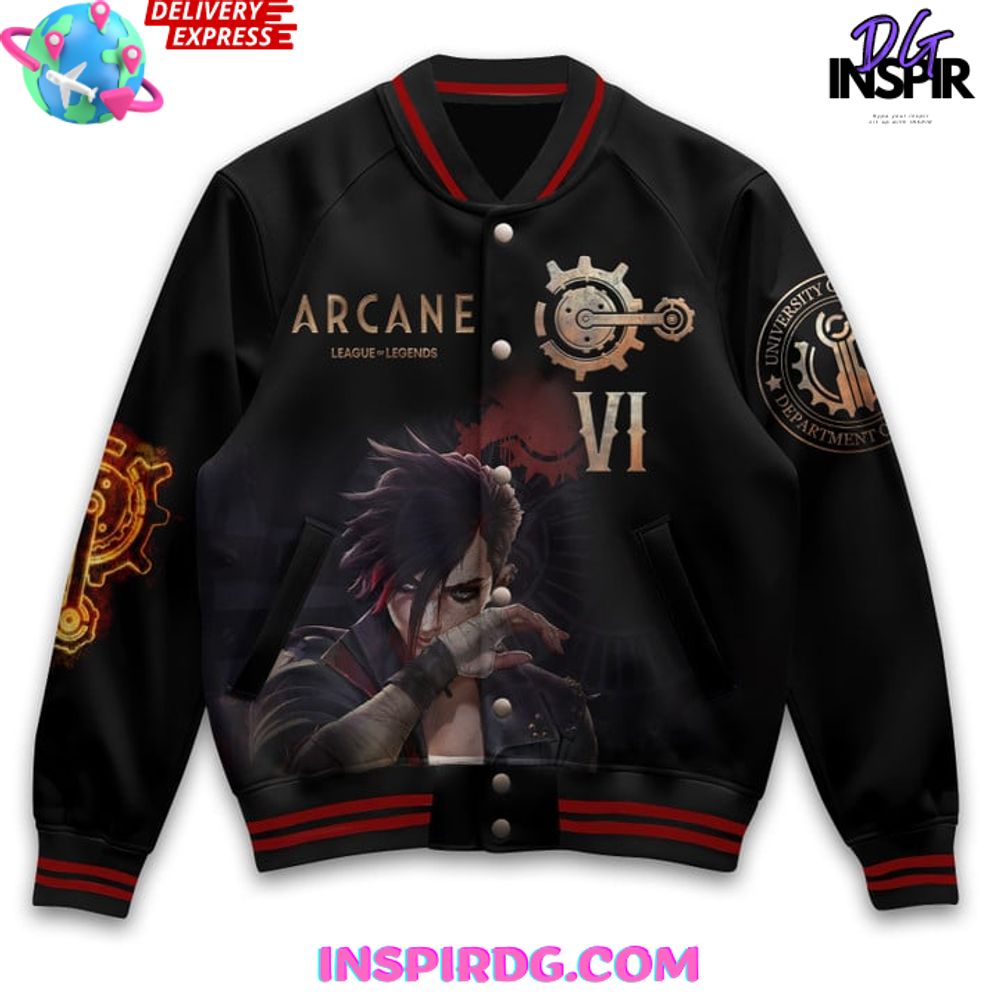 Arcane League Of Legends Vi Special Edition Varsity Jacket