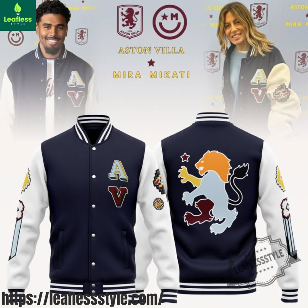 Aston Villa X Mira Mikati Basketball Jacket