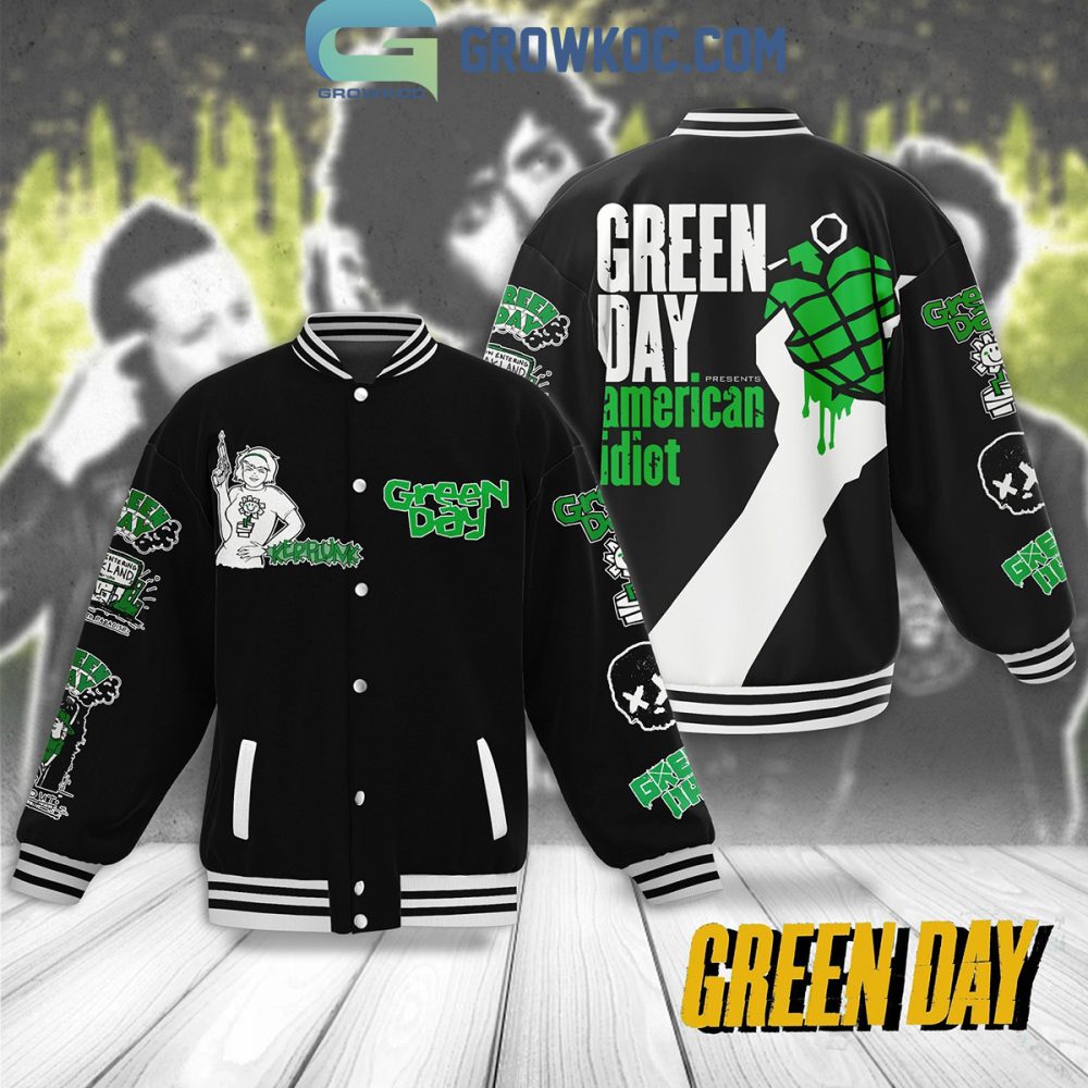 Green Day American Idiot Varsity Jacket – Limited Edition Fan Apparel