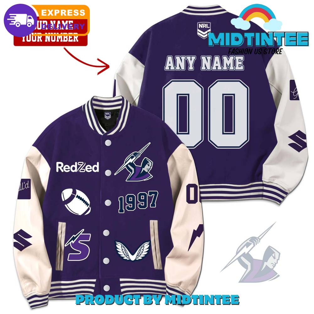 Melbourne Storm Nrl Rugby Baseball Jacket