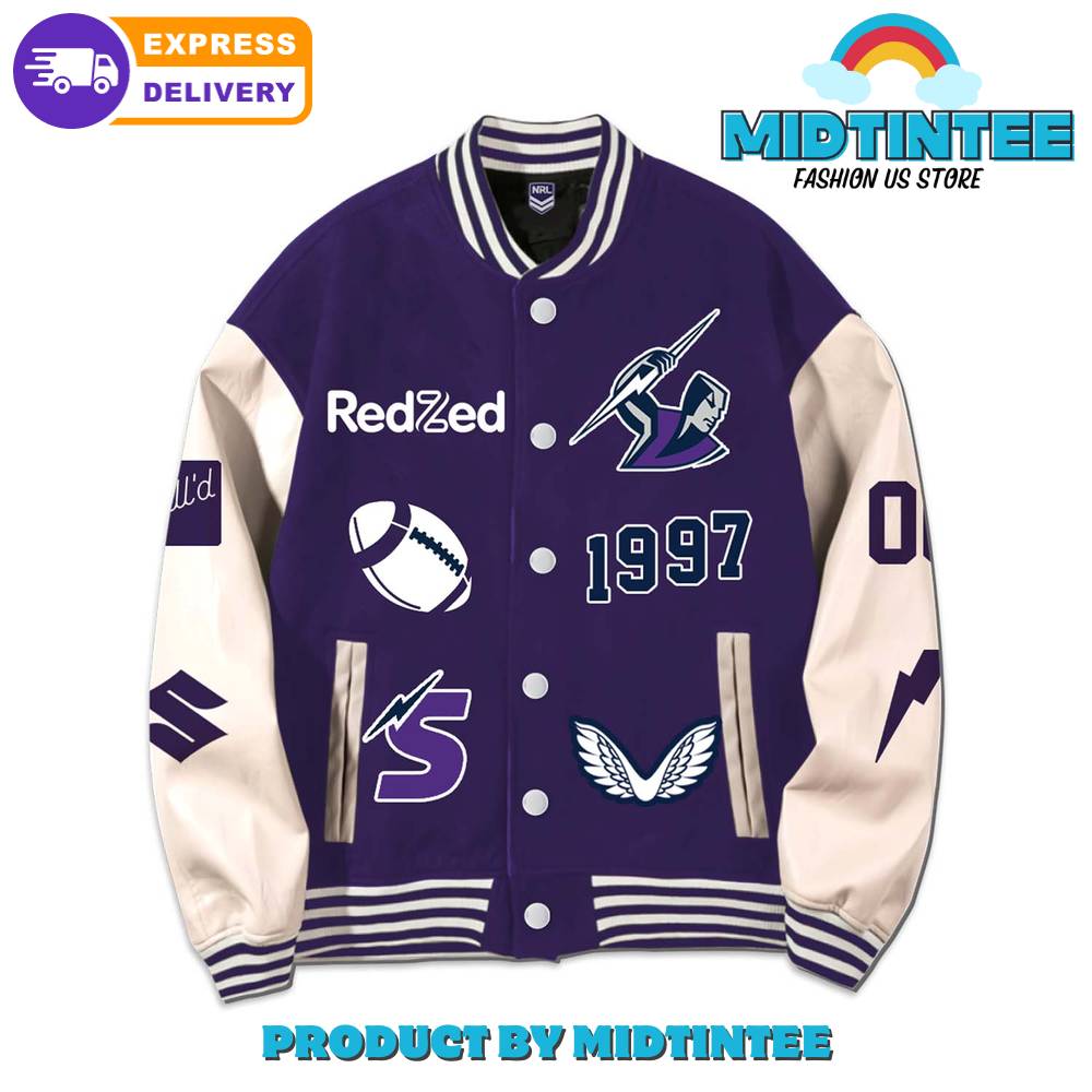 Melbourne Storm Nrl Rugby Baseball Jacket