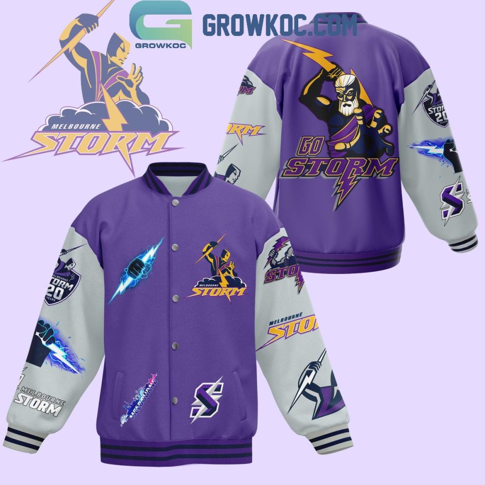 Melbourne Storm Varsity Jacket - Limited Edition, Stylish &amp; Warm Fan Gear