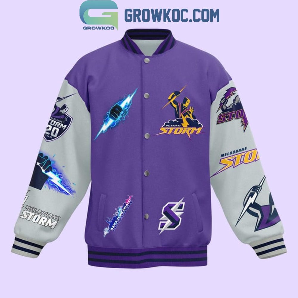 Melbourne Storm Varsity Jacket - Limited Edition, Stylish &amp; Warm Fan Gear