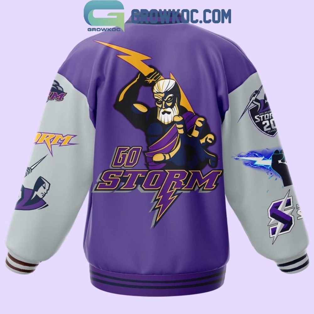 Melbourne Storm Varsity Jacket - Limited Edition, Stylish &amp; Warm Fan Gear