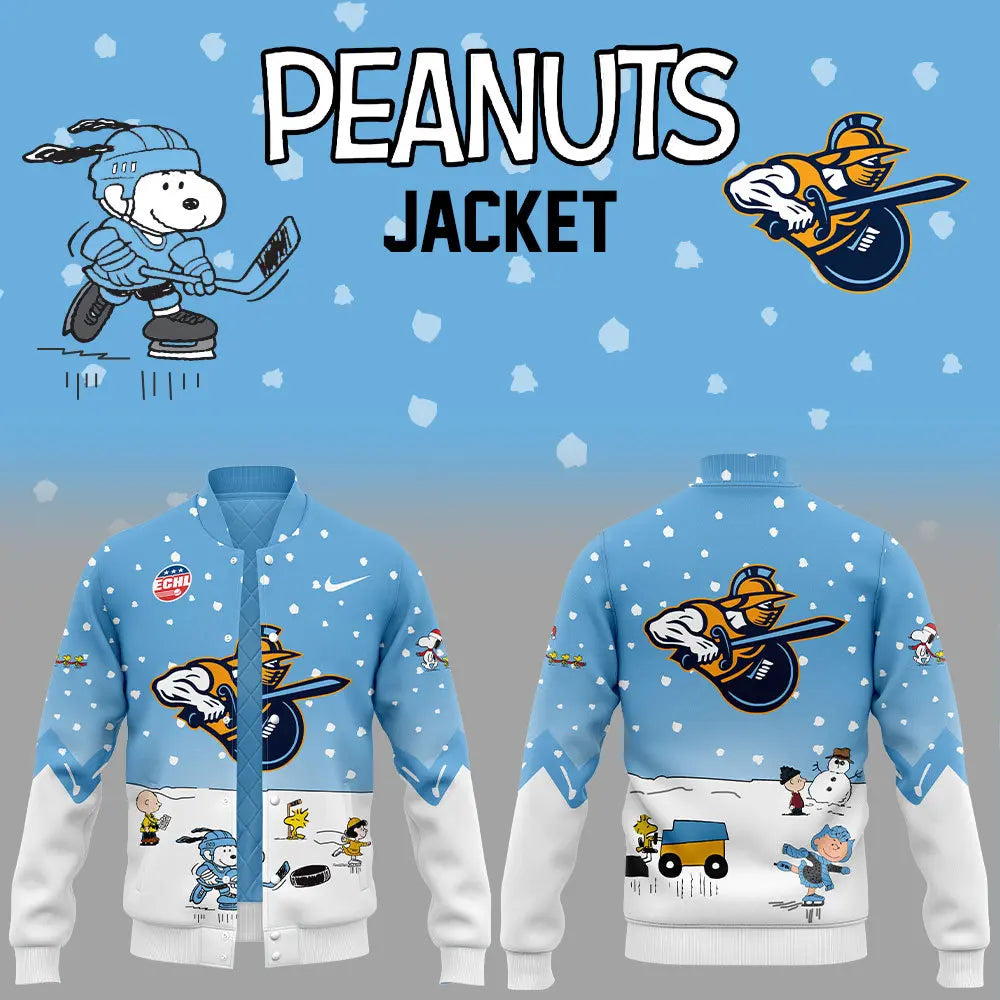 Atlanta Gladiators Peanuts &amp; Snoopy Nike Bomber Jacket V2