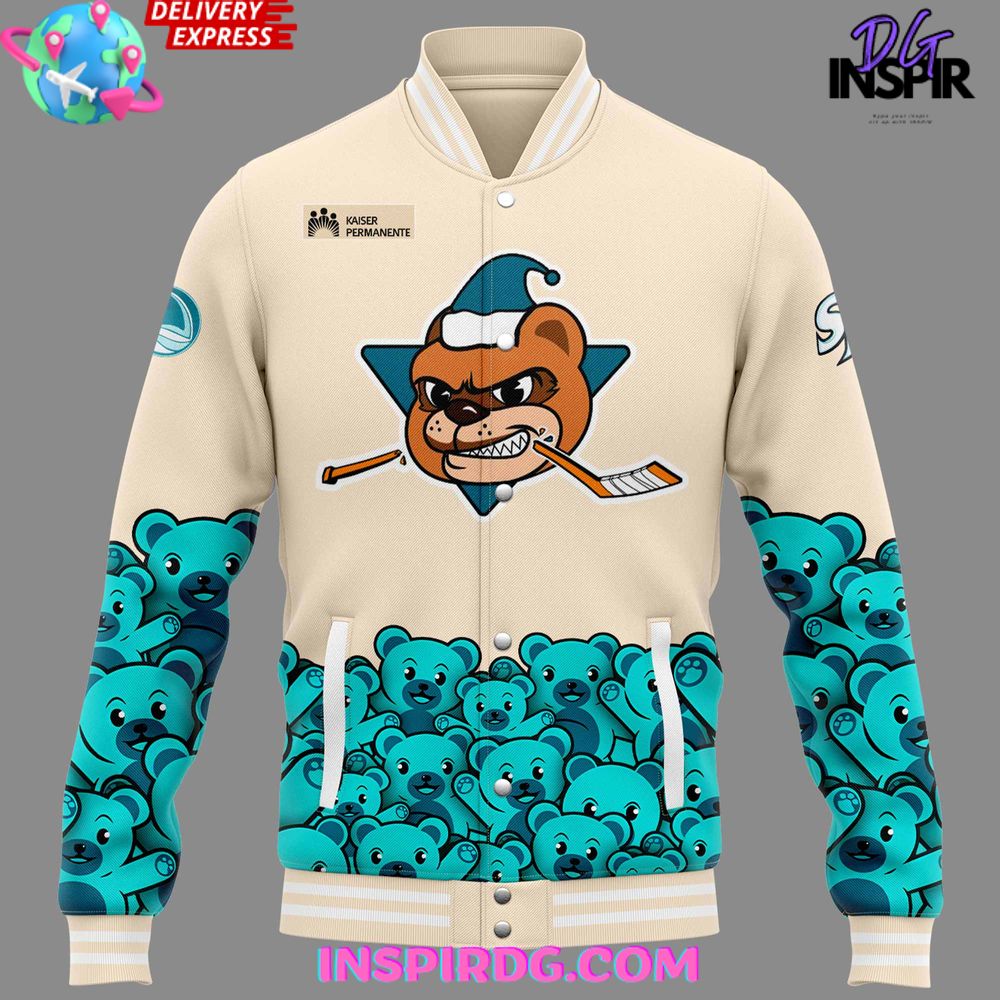 San Jose Barracuda Teddy Bear Special Jacket