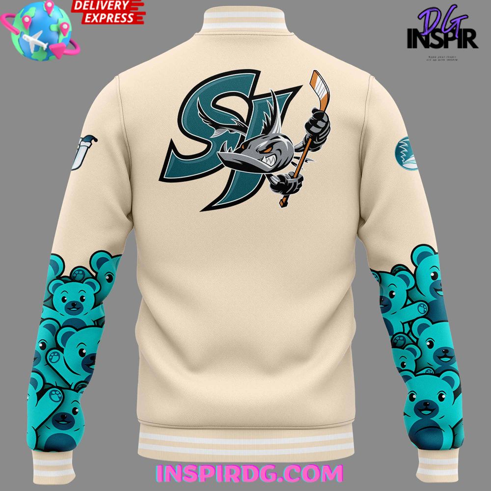 San Jose Barracuda Teddy Bear Special Jacket