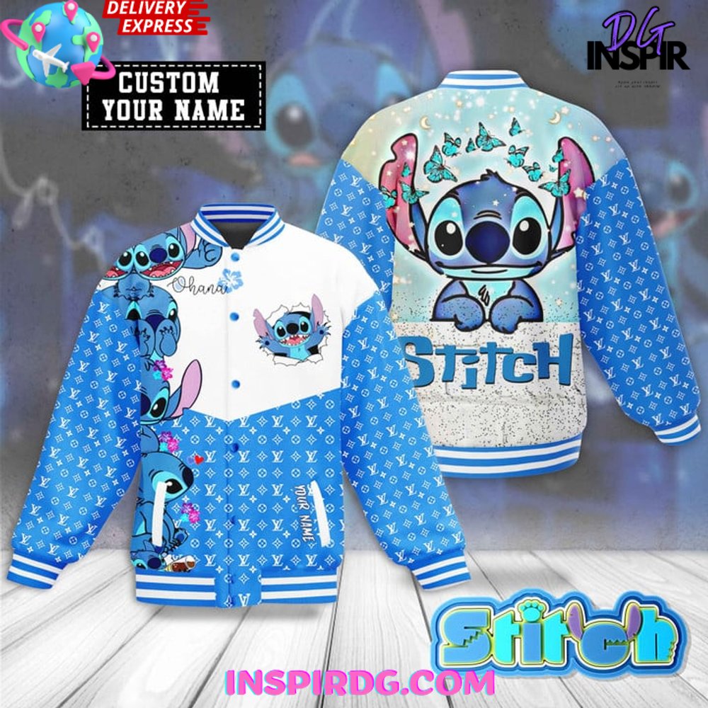 Stitch X Louis Vuitton Limited Edition Baseball Jacket