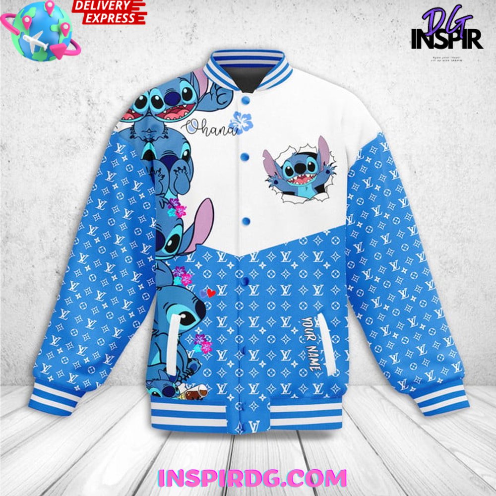 Stitch X Louis Vuitton Limited Edition Baseball Jacket