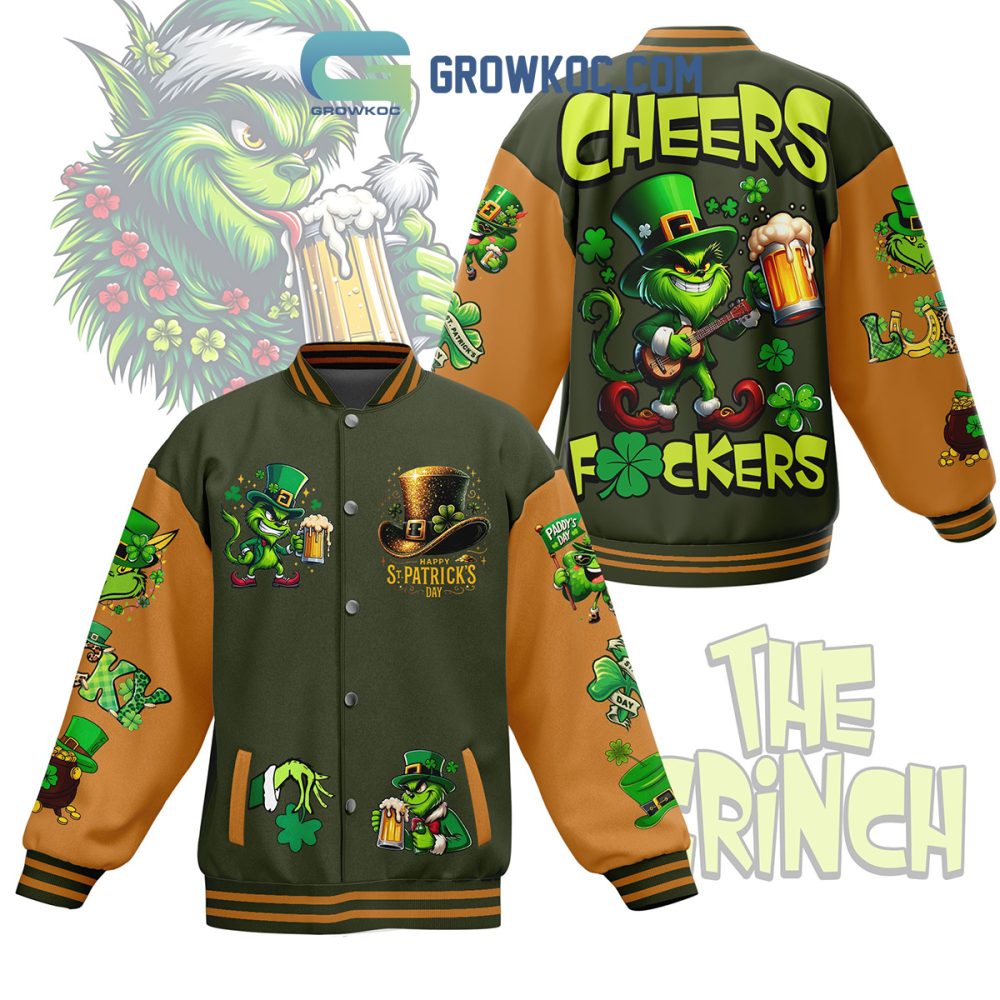 St. Patrick'S Day Cheers Jacket - Fun Green Graphic Beer Lover'S Gift