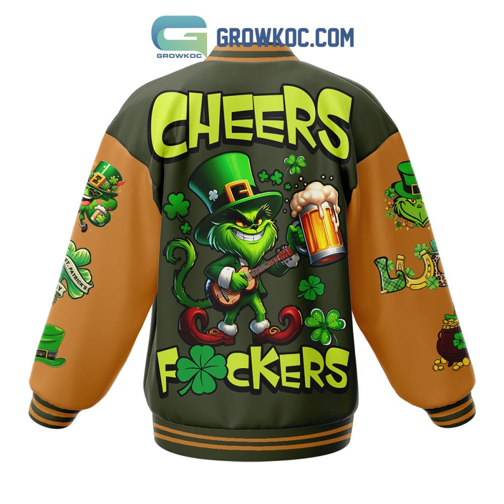 St. Patrick'S Day Cheers Jacket - Fun Green Graphic Beer Lover'S Gift