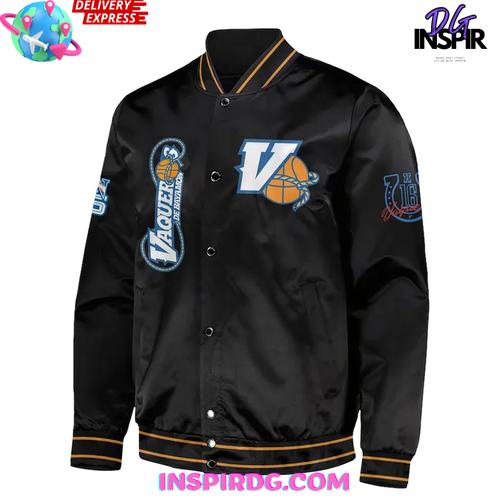 Vaqueros De Bayamón Midnight Black Edition Varsity Jacket