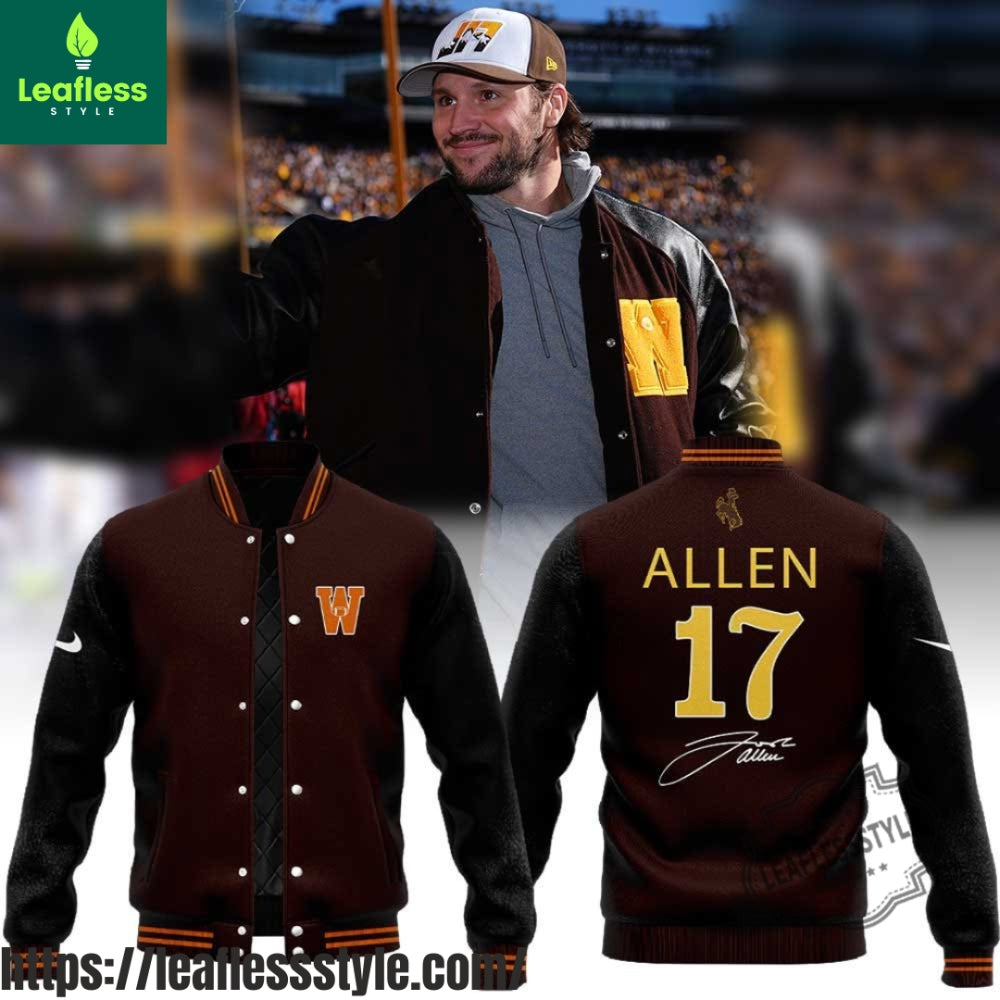 Wyoming Cowboys X Josh Allen Baseball Jacket
