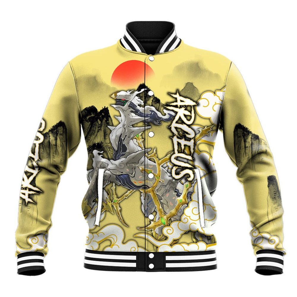 Aceus - Pokemon Baseball Jacket Anime Japan Art Style Ts04