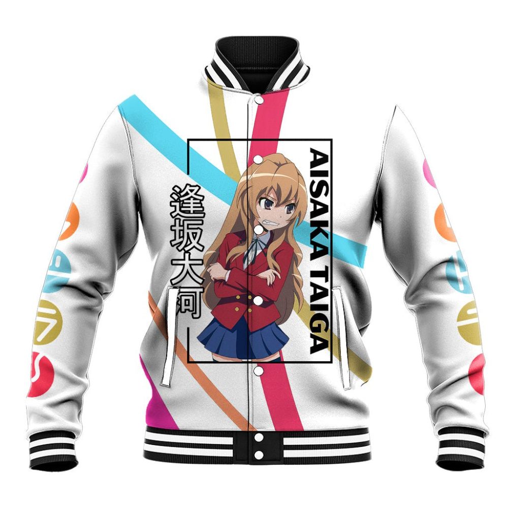 Aisaka Taiga Baseball Jacket Toradora Anime Style Ts04