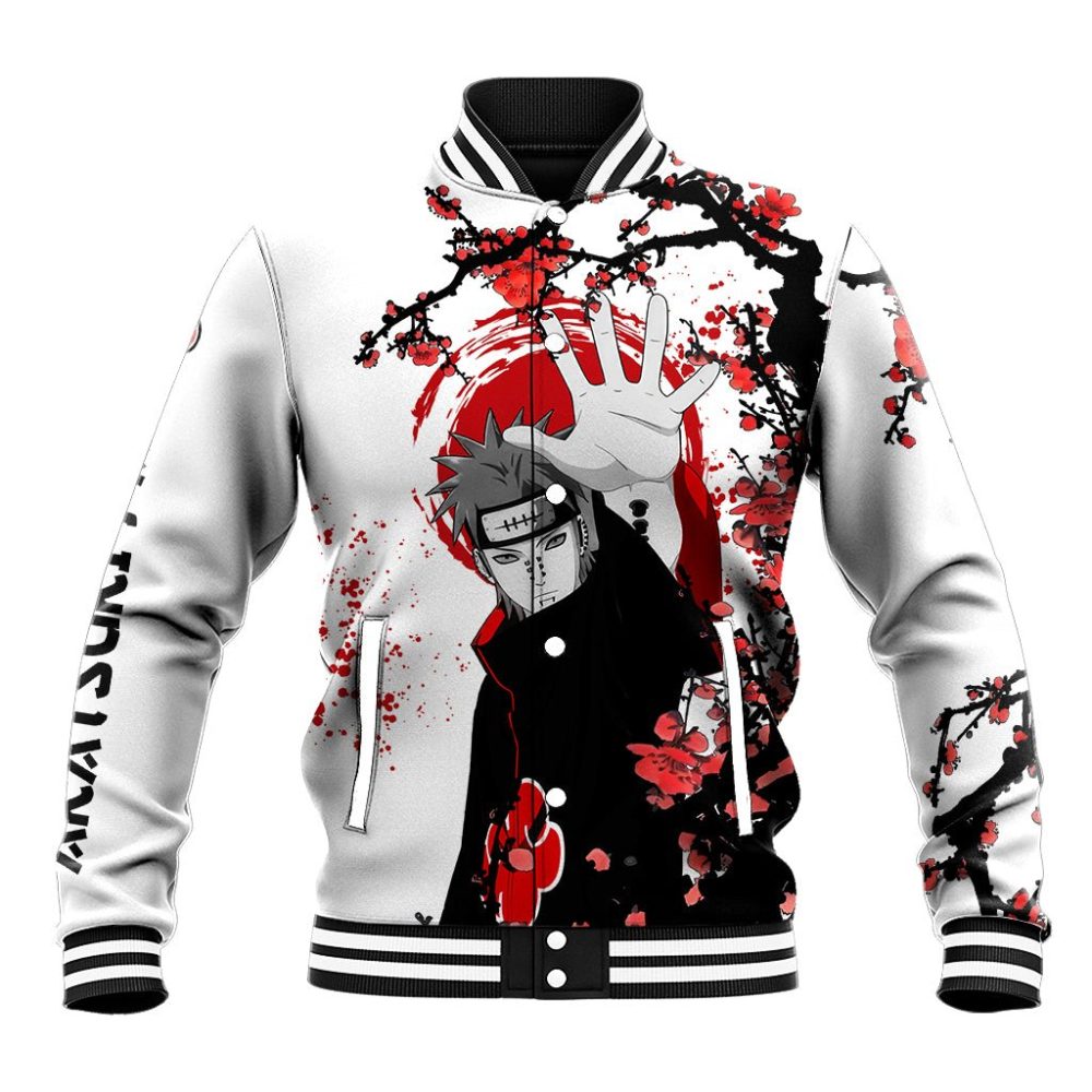 Akatsuki Pain - Anime Japan Styles Baseball Jacket Ts04