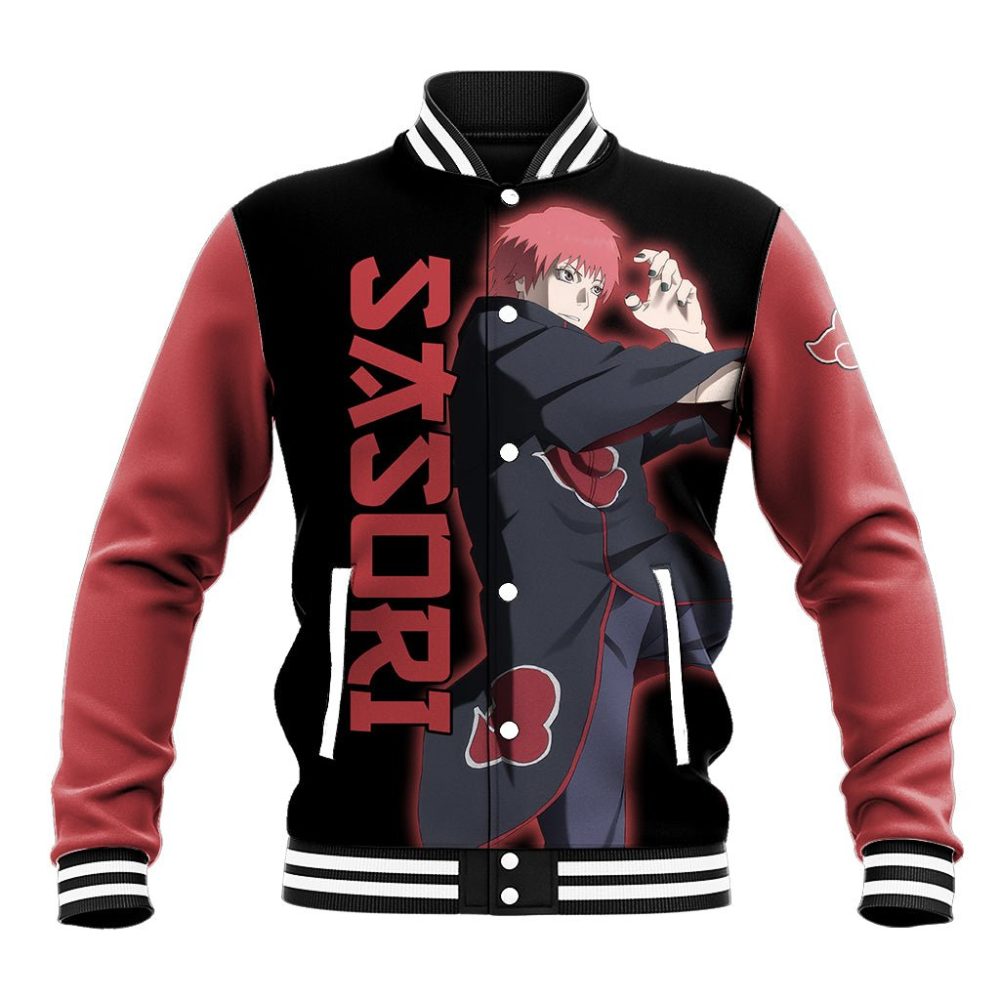 Akatsuki Sasori Baseball Jacket Naruto Ts04