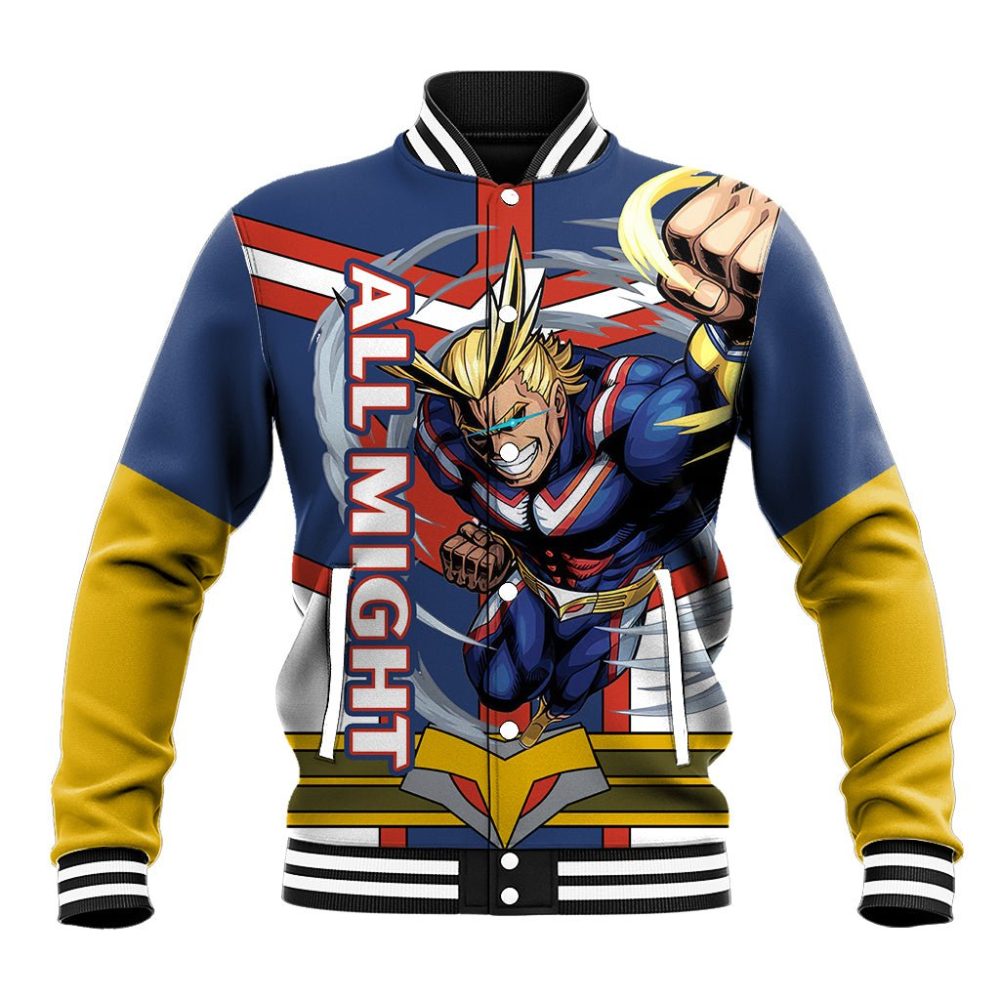 All Might Baseball Jacket My Hero Academia Ts04