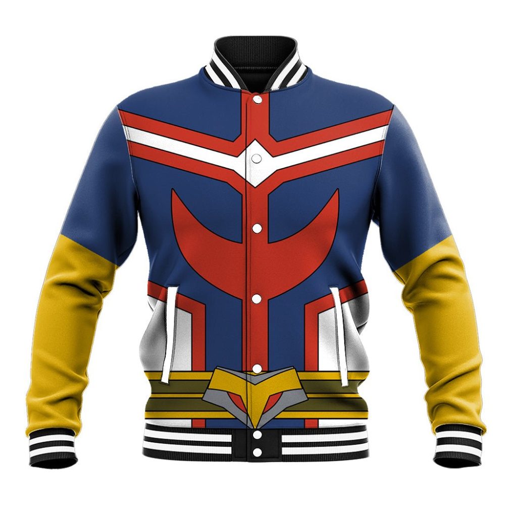 All Might Uniform Baseball Jacket My Hero Academia Ts04