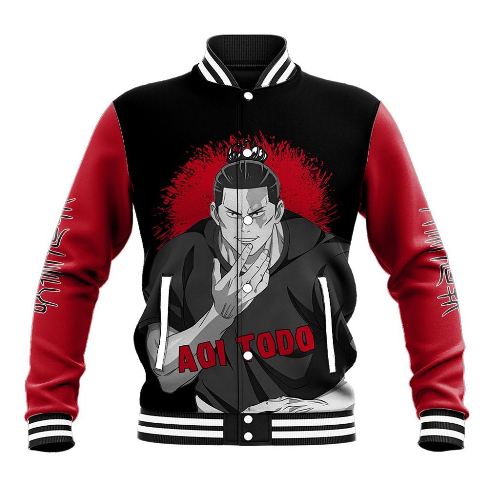 Aoi Todo Baseball Jacket Monochrome Ts04