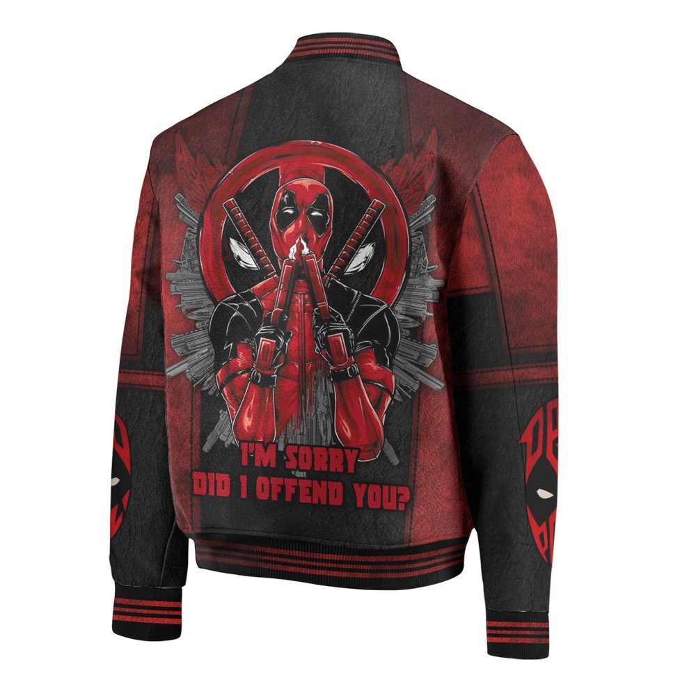 Stylish Red Graphic Bomber Jacket - Unisex, Comic-Inspired, Perfect For Fans!