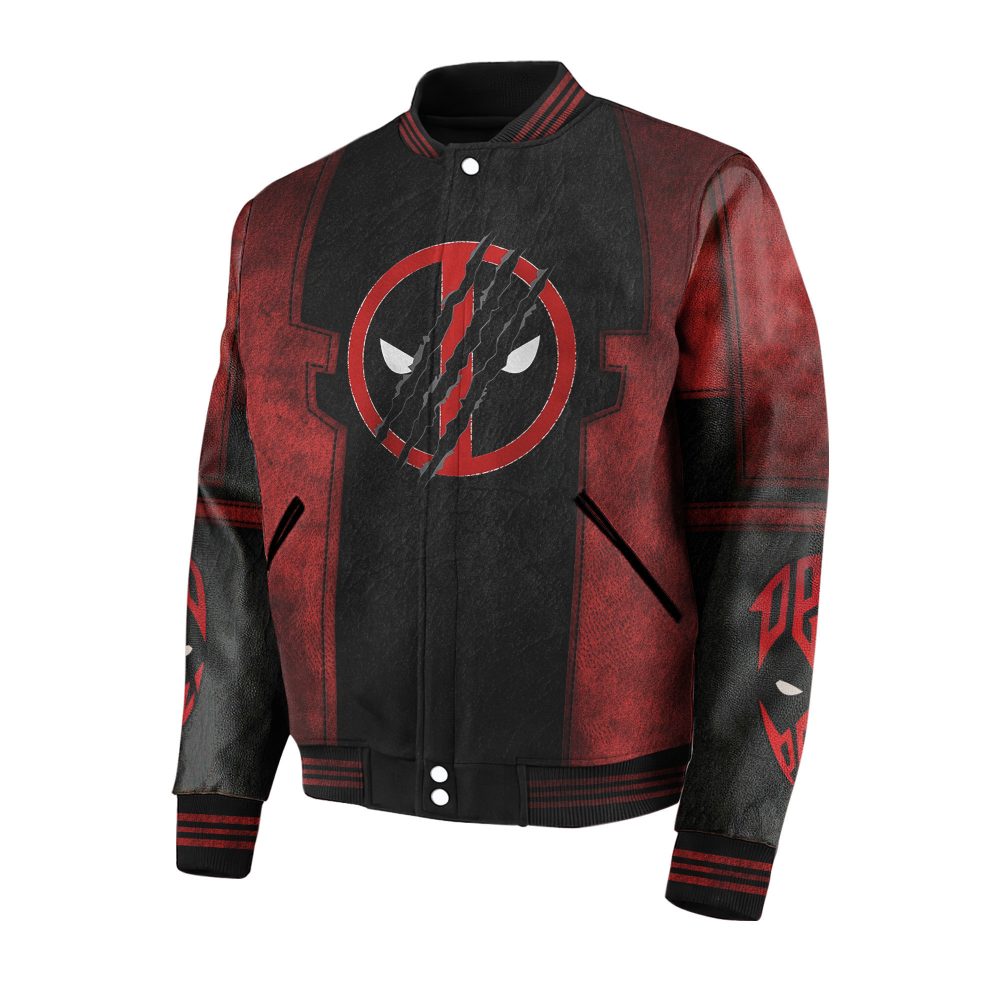 Stylish Red Graphic Bomber Jacket - Unisex, Comic-Inspired, Perfect For Fans!
