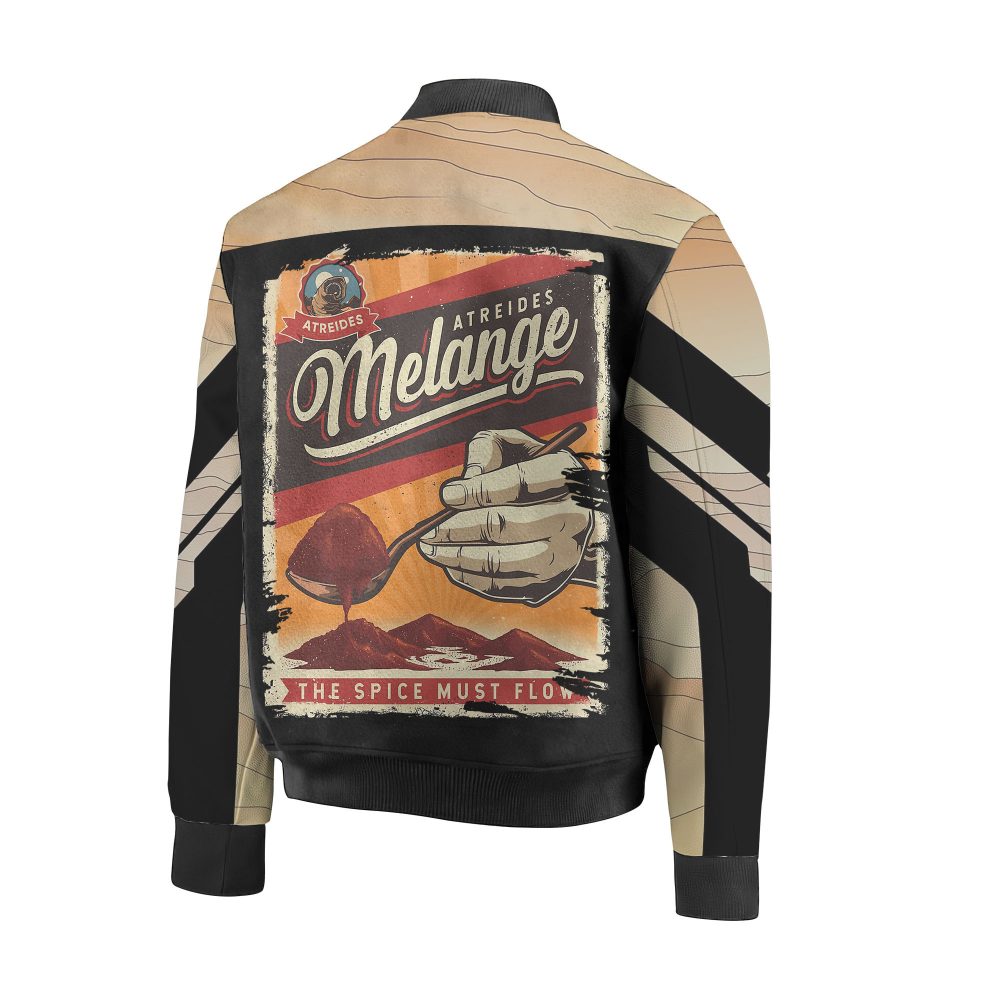 Spice Melange Bomber Jacket – Retro Atreides Design For Sci-Fi Fans