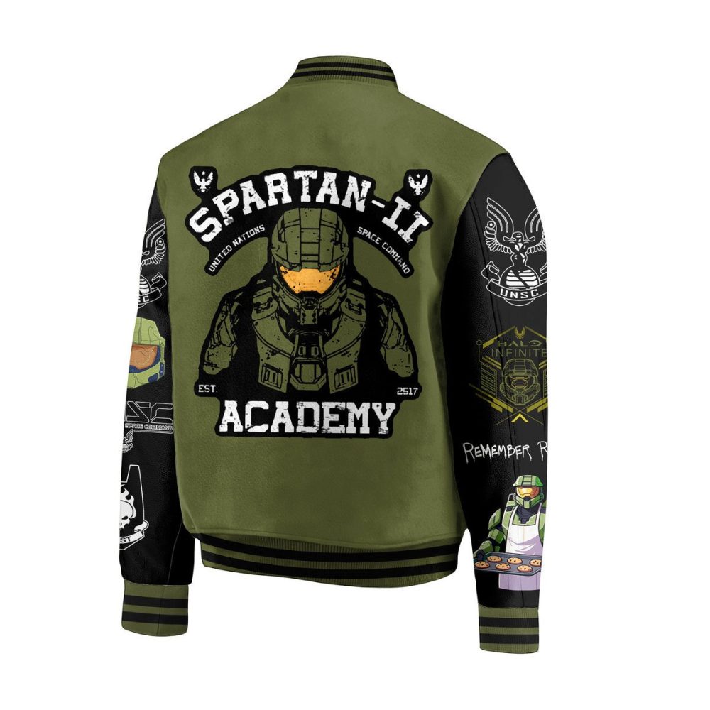 Master Chief Spartan Jacket - Halo Inspired Varsity Style With Unique Designs