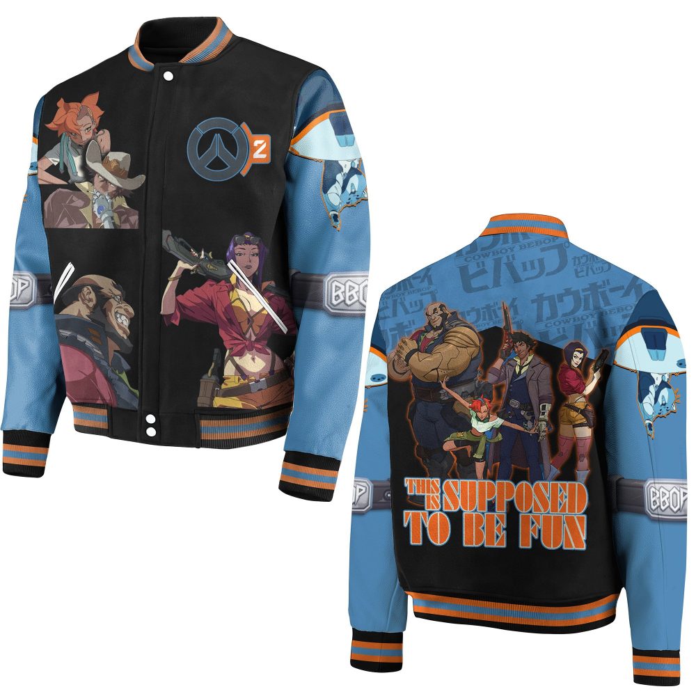 Anime Fusion Varsity Jacket - Unique Design For Fans , Limited Edition