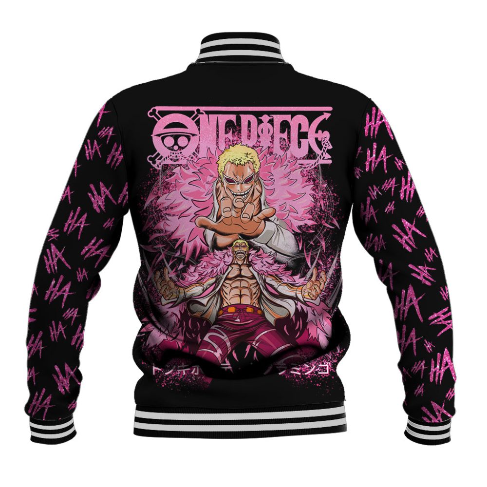 Donquixote Doflamingo Baseball Jacket One Piece Design Dt02