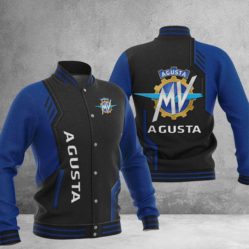 Mv Agusta Dmhj0767 Baseball Jacket Logo Baseball Varsity Jacket
