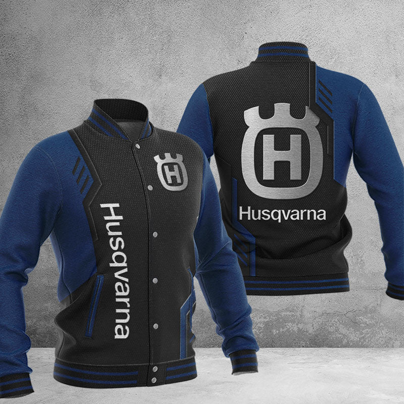 Husqvarna Dmhj0759 Baseball Jacket Logo Baseball Varsity Jacket