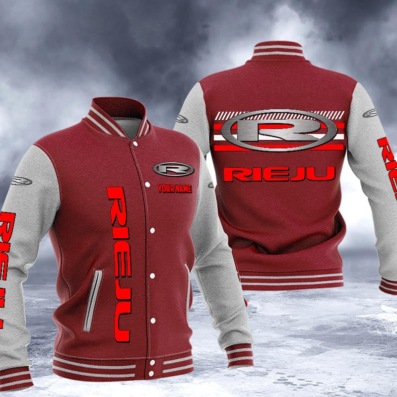 Rieju Dmhj1601 Logo Baseball Varsity Jacket