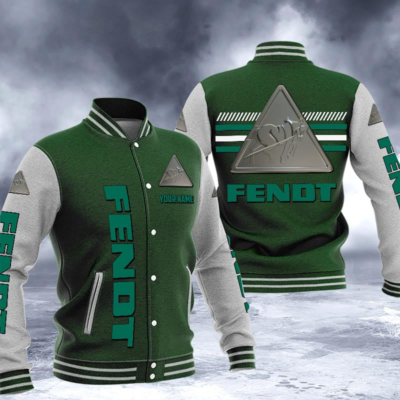 Fendt Dmhj1624 Logo Baseball Varsity Jacket
