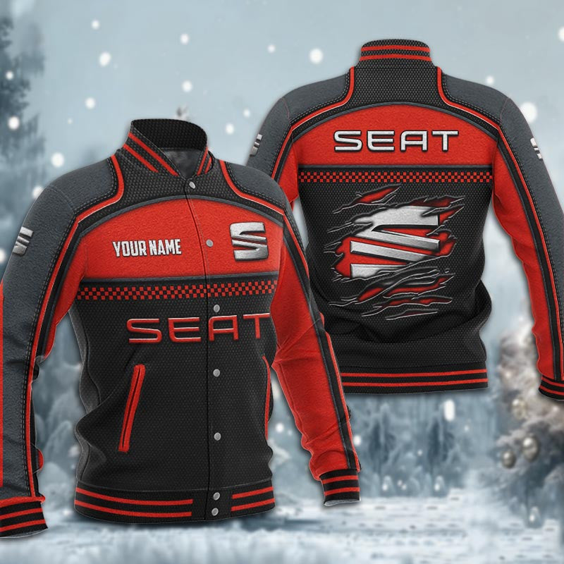 Seat Dmhj1849 Baseball Jacket Logo Baseball Varsity Jacket