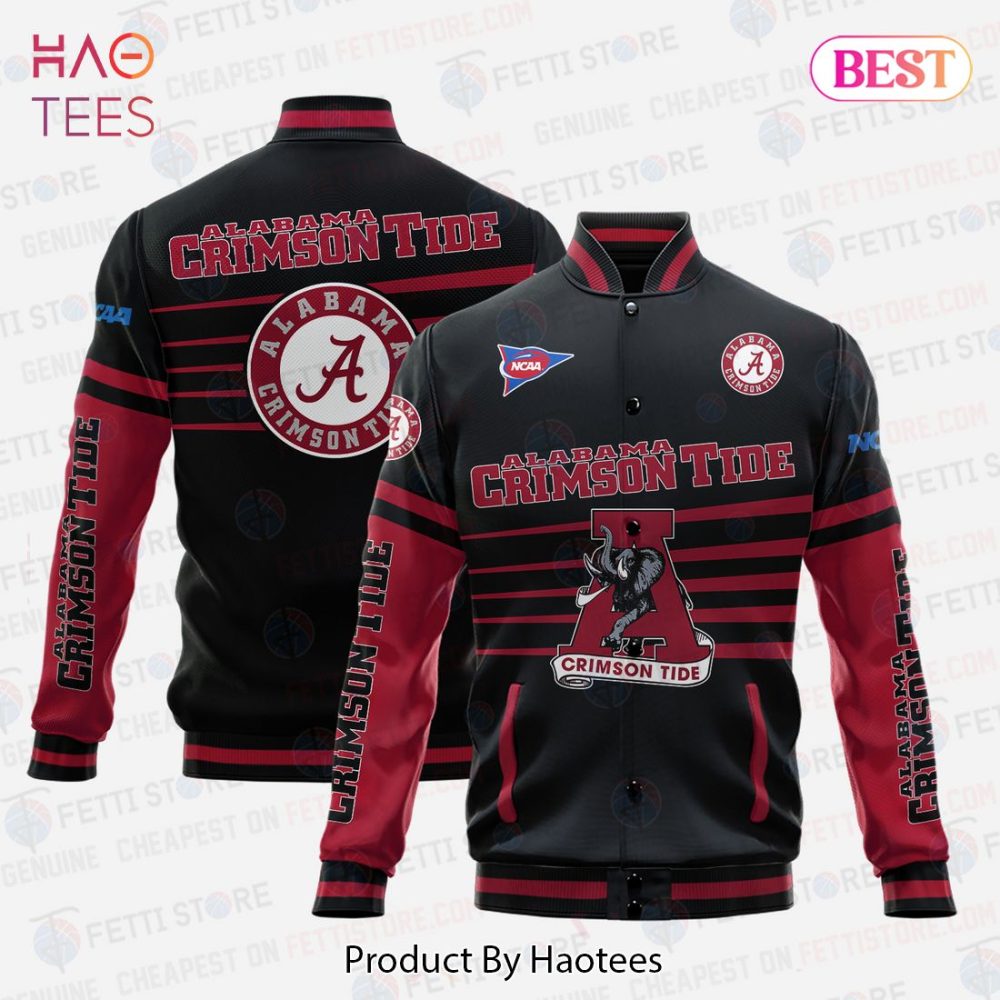 Alabama Crimson Tide Varsity Jacket - Stylish Fan Gear For Die-Hard Supporters
