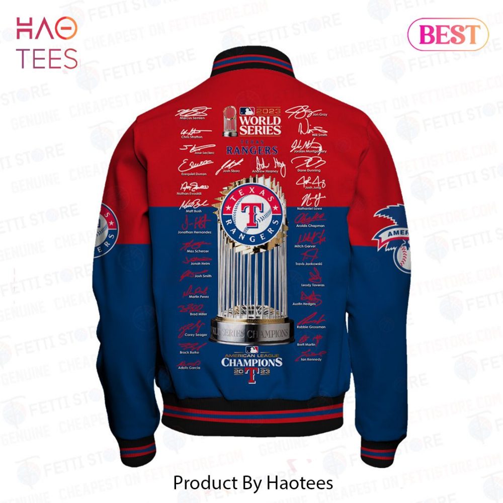 2023 World Series Champion Rangers Jacket - Limited Edition Collector'S Item