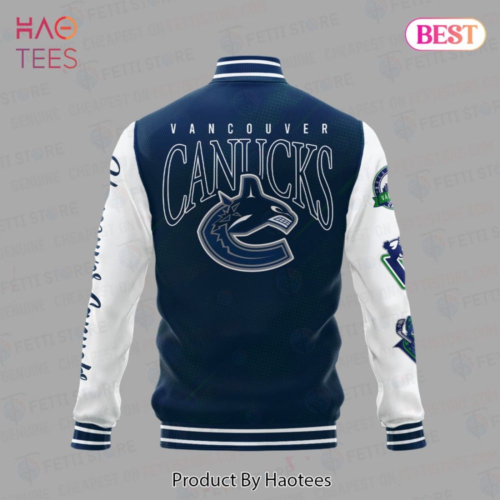 Vancouver Canucks Varsity Jacket - Official Team Apparel For Fans