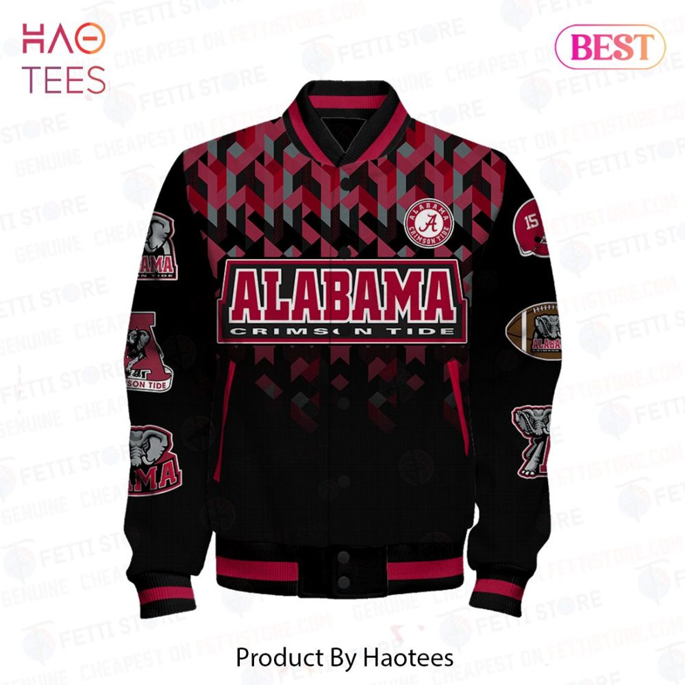 Alabama Crimson Tide Varsity Jacket - Roll Tide Fan Gear For Ultimate Support