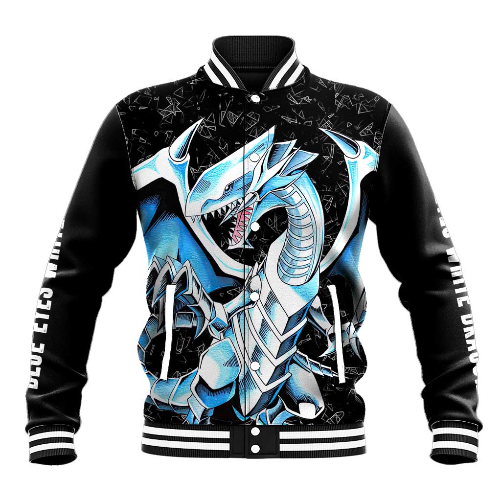Blue-Eyes White Dragon Baseball Jacket Ts04