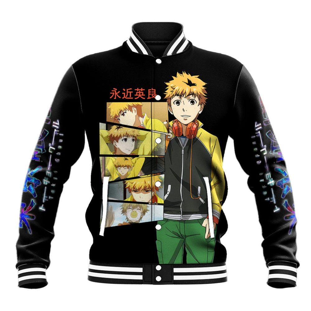 Hideyoshi Nagachika Baseball Jacket Ken Kaneki Ts04