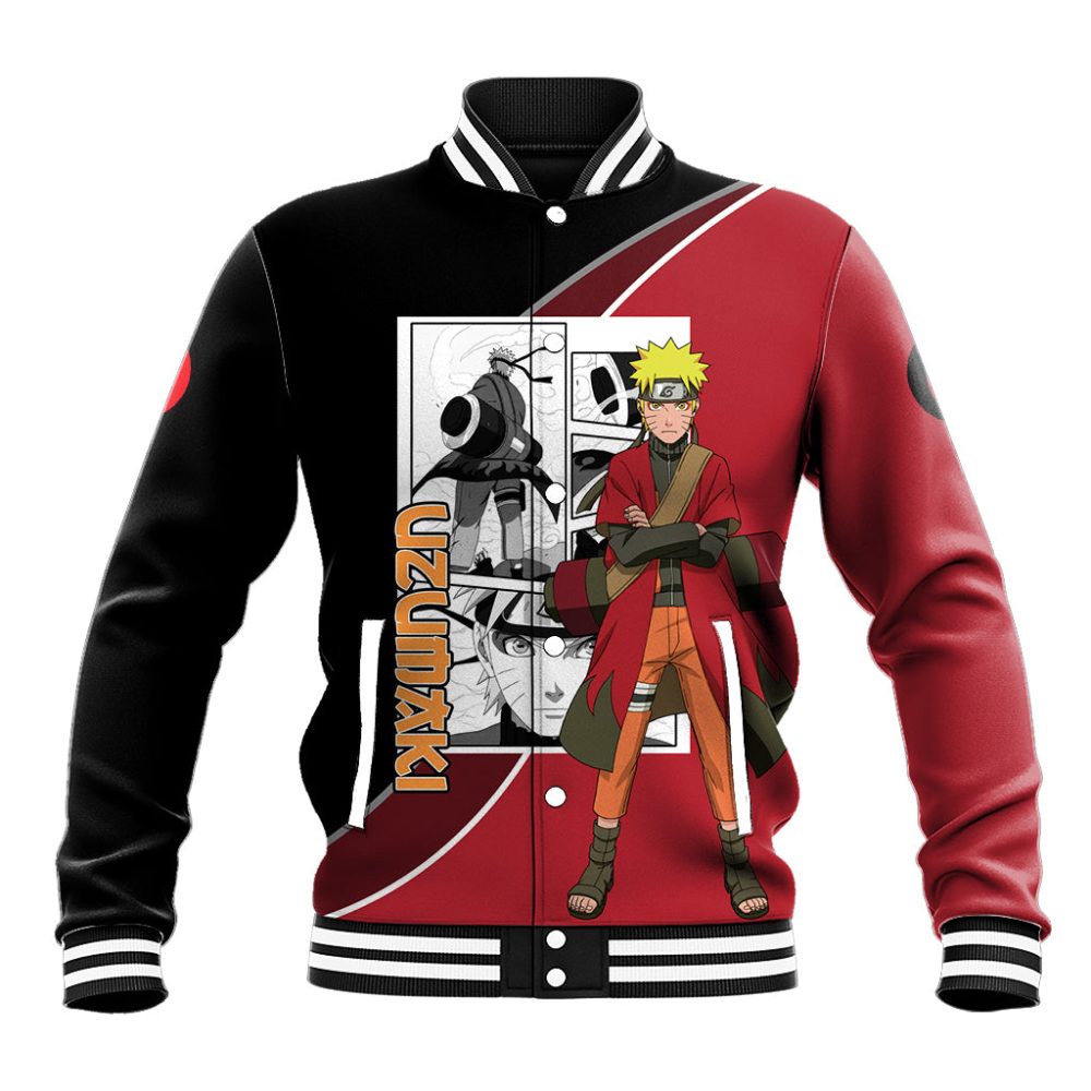 Nrt Uzumaki Sage Baseball Jacket Mix Manga Ts04